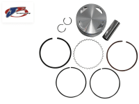 Piston kit J&E Honda XR600R big bore 654 cc - size 102.00 mm